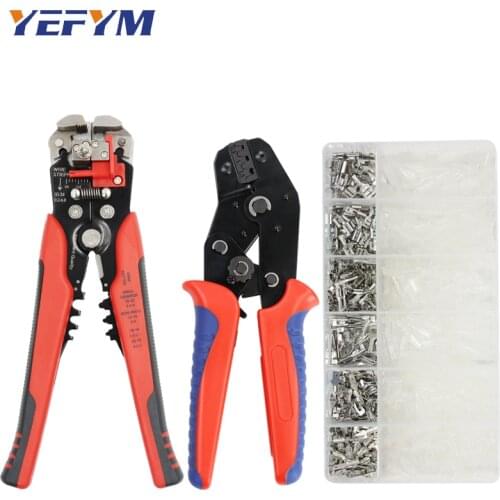 YEFYM SN-48B crimping pliers 0.5-1.5mm2 high precision jaw with TAB 2.8 4.8 6.3 car terminals sets wire electrical hand tools