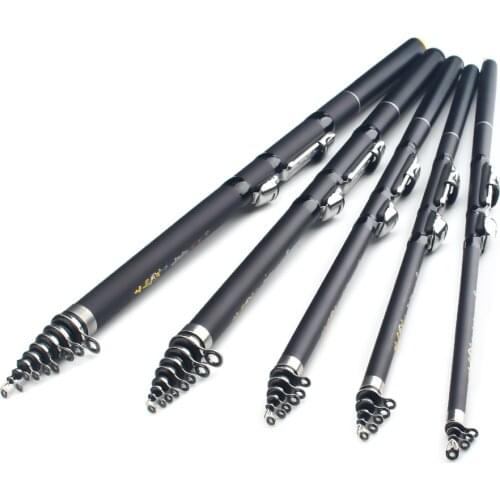 Telescopic Carp Portable Rotary Fishing Rod Tough Carbon Fiber M Power Telescopic Travel Sea Boat Rock Fishing Rod