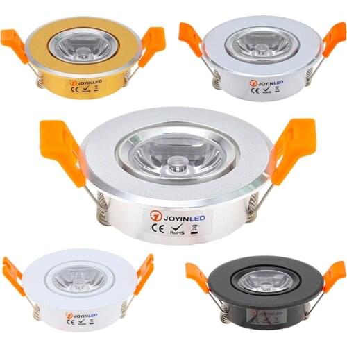 Ultra Bright Round AC110V 220V Dimmable 1W 3W LED Spotlight Lighting Recessed Mini Led Ceiling Downlights Lighting Bulb For Room