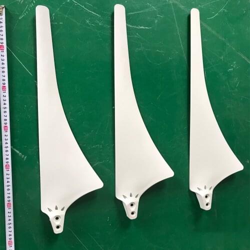 530mm 550mm 580mm 630mmHigh Strength Nylon Blades for Horizontal Wind Turbine 400W 600W 800W DIY Blades for Wind Generator