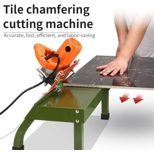 High-precision 45-degree Portable Small Desktop Multi-function Dust-free Water Cutting Bevel Ceramic Tile Chamfering Machine