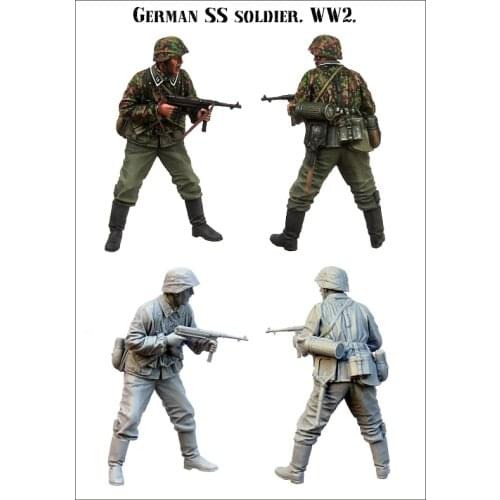 1/35 Resin Figures Model Kits World War II German-434 Unassembled unpainted