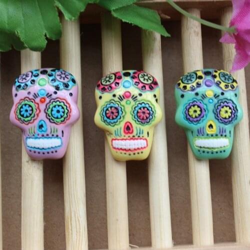 10pcs/lot flat back resin bear resin ghosr ,DIY resin craft accessories fashion resin cabochons