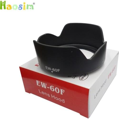 10pcs/lot Camera Lens Hood EW-60F EW60F for Canon M5 M6 With EF-M 18-150mm f/3.5-6.3 IS STM 55mm Lens with package box