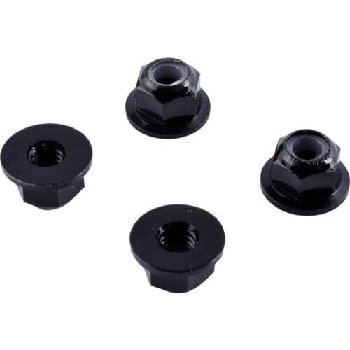 10pcs Steel 4mm RC Wheel Tires Nuts Flanged Nut For XS Axial 1:10 Vehicle