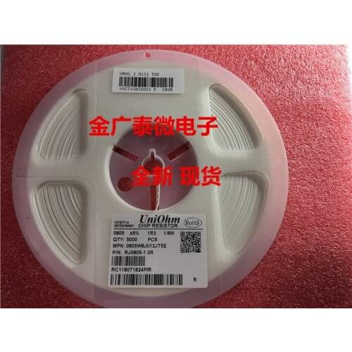 100/PCS 0805 chip resistance 1.3 ohm 1.3R code 1R3 1/8W accuracy 5