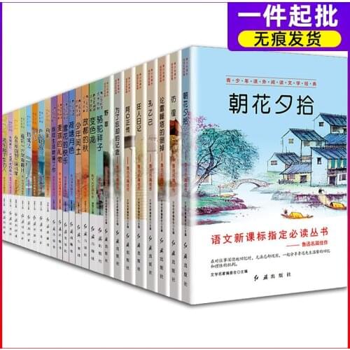 24 Volumes Of Extracurricular Reading Books For Junior High School Students