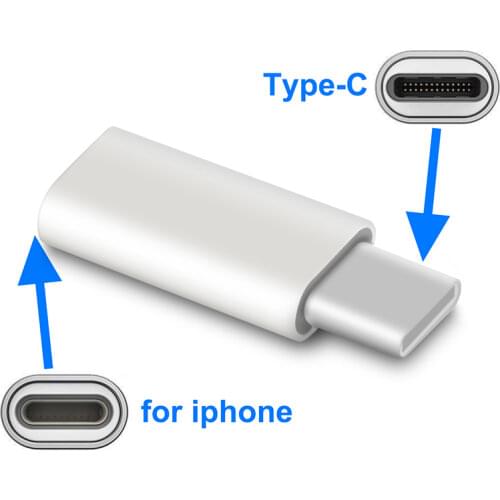 Adaptador for iphone To Type C Adapter 8 pin To Usb c Splitter for IPhone Huawei P20 Pro Samsung Typec Charger Adaptateur Jack