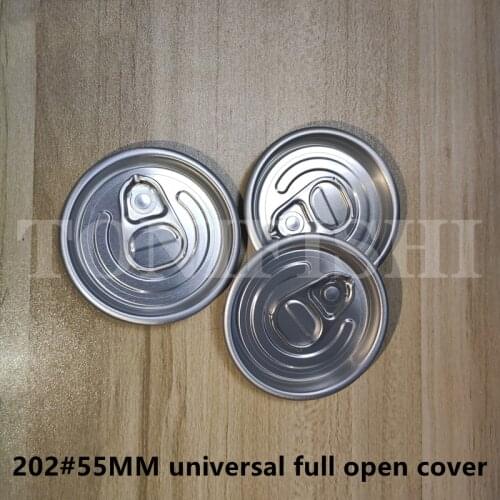 Can seamer cans aluminum lid 202#55MM milk tea shop aluminum can lid