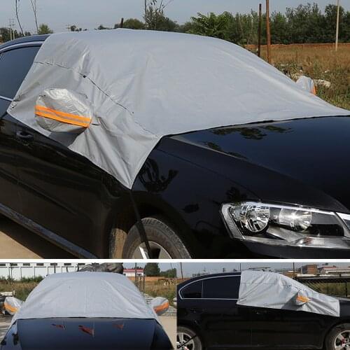 Car Windshield Cover Car Half Covers Waterproof Thicken Car Snow Sunshade Shield Anti-UV Frost Windshield Protection Covers