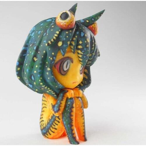 Dashan Long Dragon WF 2018 Winter Horned Frog Girl GK White Model