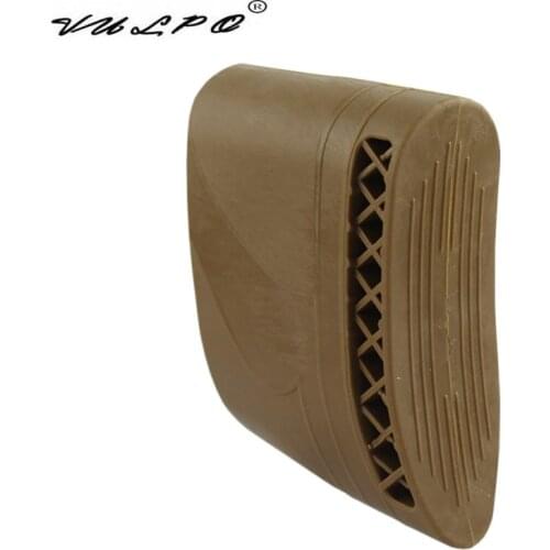 VULPO Tactical Rifle Shotgun Rubber Recoil Pad Rifle Slip-On Buttstock Extension Shotgun Gun Butt Protector Rubber BK DE