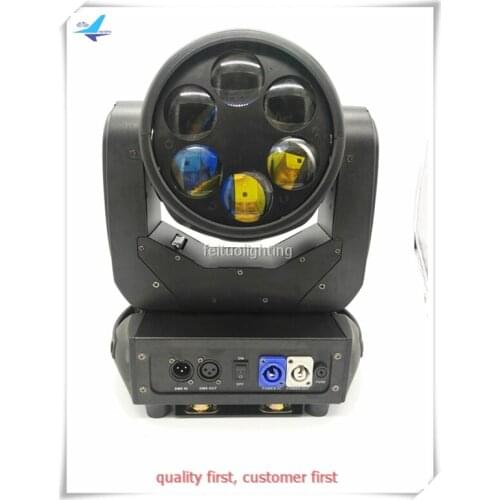E-4pcs Professional multicolor High power led 6*25w moving head beam light rgbw 4 in 1 leds