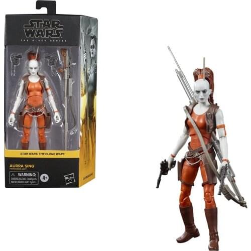 6inch Hasbro Star wars Black series Aurra Sing anime action & toy figures model toys for children with box