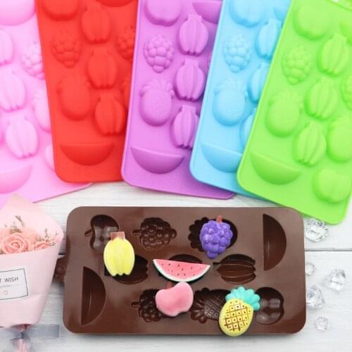 Fruit Pineapple Banana Chocolate DIY Fondant Cake Silicone Mold Soap Decorating Tools Sugar Craft Tools