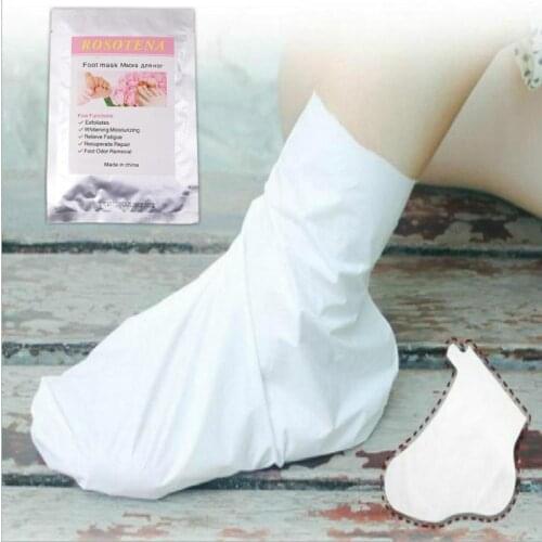 Hot! 2pcs Exfoliate Foot Mask Remove Dead Skin Cuticles Feet Mask Whitening Moisturize For Pedicure Foot Care Tool Dropshipping