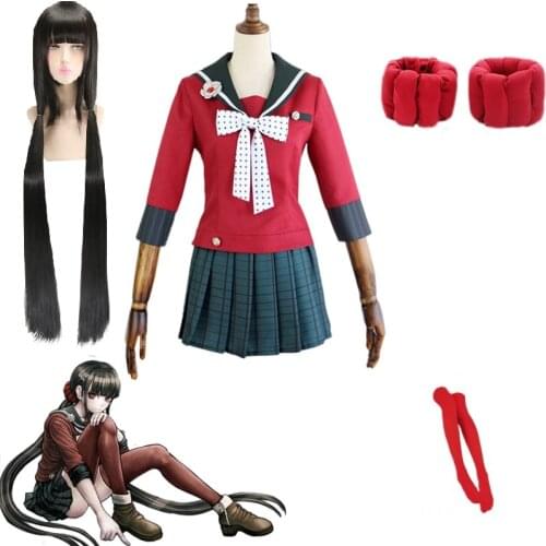 Danganronpa V3 Killing Harmony Cosplay Maki Harukawa Cosplay Costume School Uniforms for Women