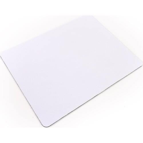 White Fabric Mouse Mat Pad High Quality 3mm Thick Non Slip Foam 26*21cm