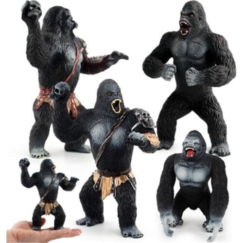 2020 Simulation wild Orangutan Animals Simulation Monkey Figures Educational Toy for Children Toy Figure Gift Collection Toy