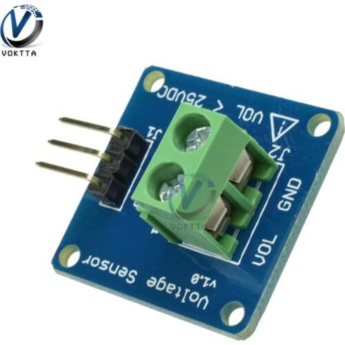 DC Voltage Detection Sensor Module Voltage Detector Resistor Divider Board Voltage Sensor Module for Arduino DG