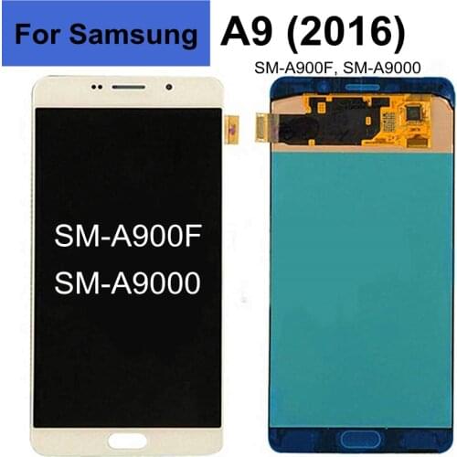 TFT For SAMSUNG Galaxy A9 2016 LCD Display SM-A900F, SM-A9000 LCD Display with Touch Screen Digitizer Replacemen