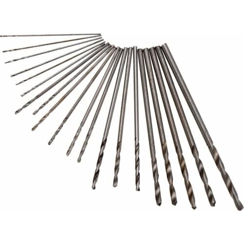 20pcs Precision Mini Micro Drill Bit HSS Twist Drill Bits Set Kit 0.3-1.6mm with Box For Repair Work
