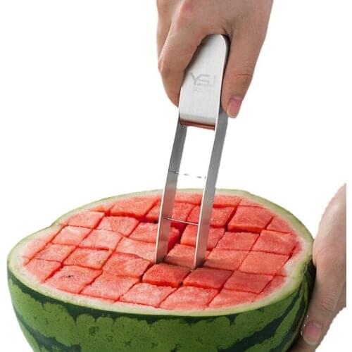 Stainless Steel Watermelon Slicer Cutter Knife Fruit Tools Salad Melon Cutting Artifact Kitchen Accessories Gadgets