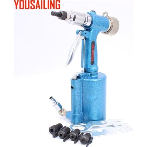 YOUSAILING M4-M10 Air Nut Riveter Semi-automatic Pneumatic Riveter Nut Tool Air Rivet Nut Gun Riveting Stainless Steel Nuts