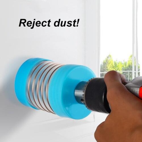 50-380mm Practical electric drill vacuum cleaner stretchable Bearing fixed dust cover pvc collector cup Power Tool Accessories