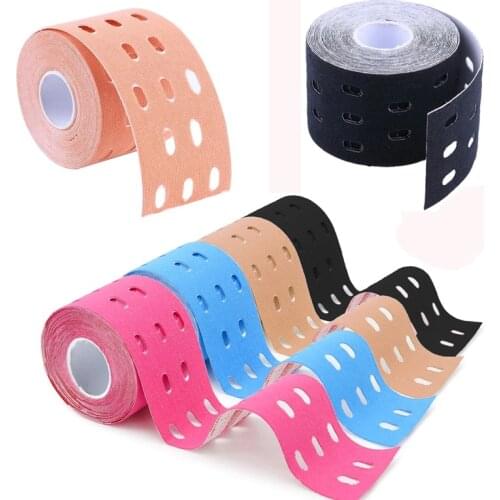 Tapes Kinesio Self-Locking Bandage Kinesiotape Tape Body Kinesiology Perforated Elastic Taping Kinesiotes Adhesive Plaster Roll