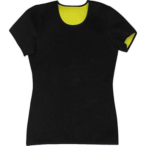 Sport Men Slimming Neoprene Short Sleeve T-Shirt Corset Compression Body Shaper