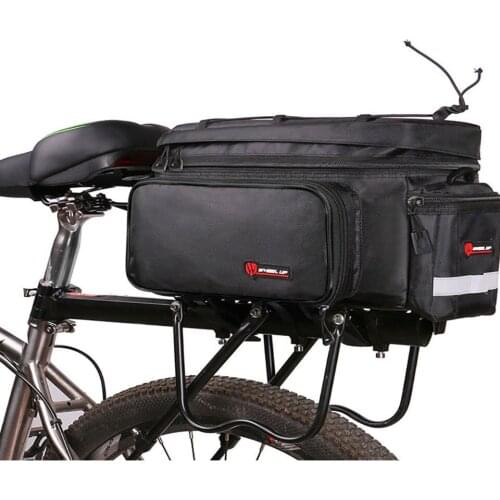 Multifunctional Bicycle Trunk Bag 12-26L Large Capacity Cycling Saddle Rear Rack Pack MTB Bicycle Pannier Pack Bike Accessories