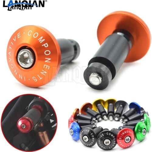 Universal 7/8 motorcycle handlebar ends grips Anti Vibration Silder Plug for KAWASAKI KLX KX 65 85 100 125 250 250F 450F KLX125