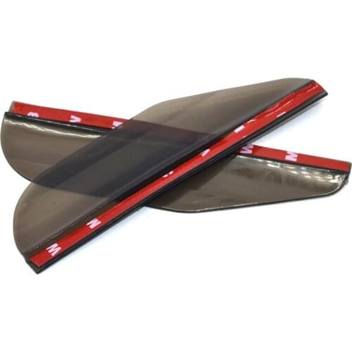 Universal PVC Car Rear view Mirror sticker rain eyebrow weatherstrip auto mirror Rain Shield shade cover protector guard