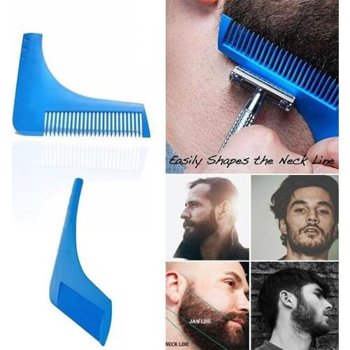 High quality Shower Salon moustache mustache baard Beard Shaving shave for beard shape style styling barba comb care brush Tool