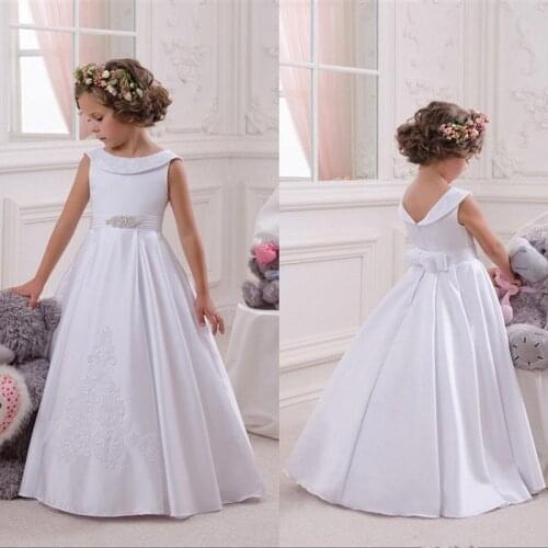 Flower Girl Dresses for Wedding Elegant First Holy Communion Pageant Dress for Girls Graduation Dress Gown Govestido de Daminha