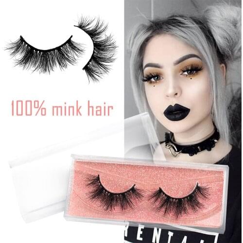 15-20mm natural 3D false eyelashes fake lashes makeup kit Mink Lashes extension mink eyelashes