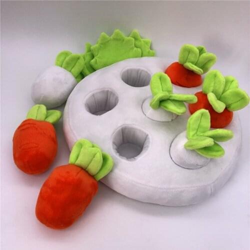35*38CM Creative Pulling Carrot Plush Educational Toys Funny Plush Toy Bed Pillow Decoration Childrens Birthday Gift