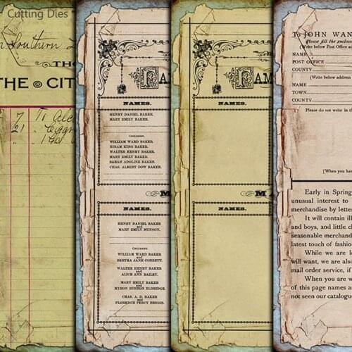 4Pcs/lot Junk Journal Self Adhesive Stationery Stickers Happy Diary Planner Decorative Scrapbooking Stickers DIY Paper Craft