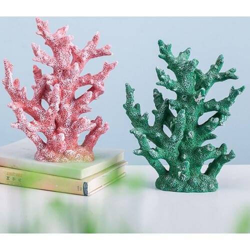 AAPET 1PC RESIN CORAL AQUARIUM DECORATION ACCESSORIES ARTIFICIAL CORAL VIEW DECORATING ORNAMENT FOR FISH TANK AQUARIUM SUPPLIES