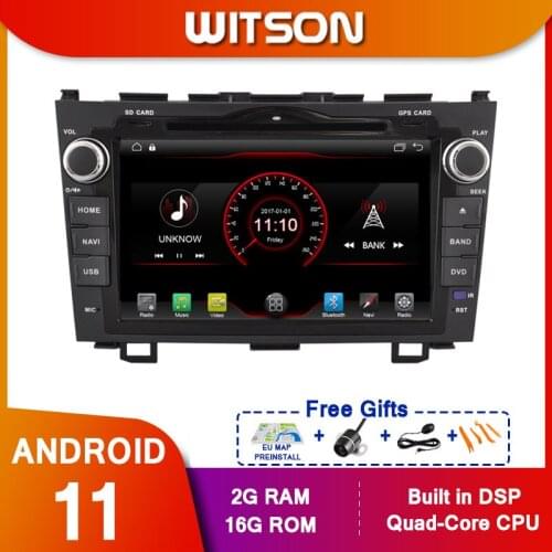 WITSON Car Multimedia Player Stereo GPS DVD Radio Navigation Android Screen Android 10 For HONDA CRV 2006-2011