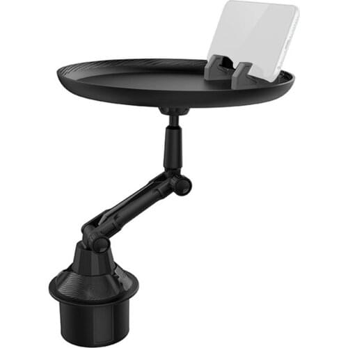 Car Dining Tray Easy to Install Adjustable Design Car Cup Holder