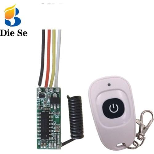 433 MHz Wireless Remote Control Switch 5V LED Receiver Module and Transmitter Remote Control RF Switch for Light Controller