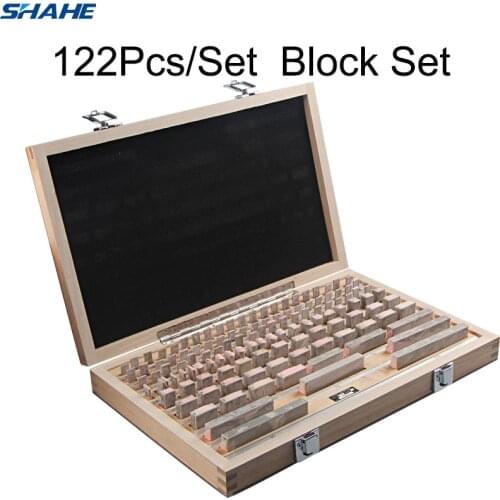 Shahe Block Gauge 122Pcs/Set 1 grade 0 grade Caliper Block gauge Inspection Block Gauge Measurement Instruments