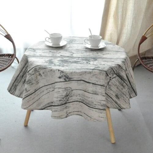 Reusable Round Tablecloth Table Cloth Coffee Dining Table Cover 100-140cm