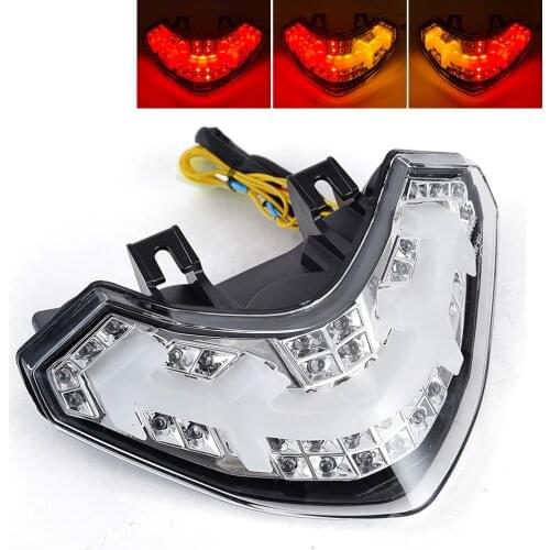 Motorcycle LED Tail Lights Brake Rear Turn Signals Integrated Light for Ducati Multistrada 1200 1200S 2010 2011 2012 13 14 2015