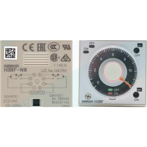 Omron new original genuine solid-state timer H3BG-N8/H3BF-N8 AC220V