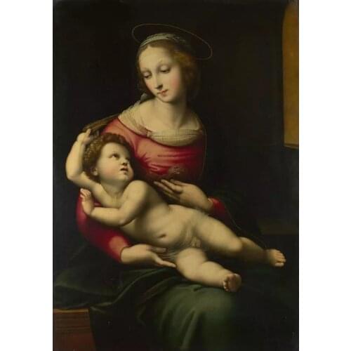 Wholesale oil painting # TOP ART >HOME Church Religious ART Raffaello Raphael The Madonna and Child PRINT PAINTING ON CANVAS