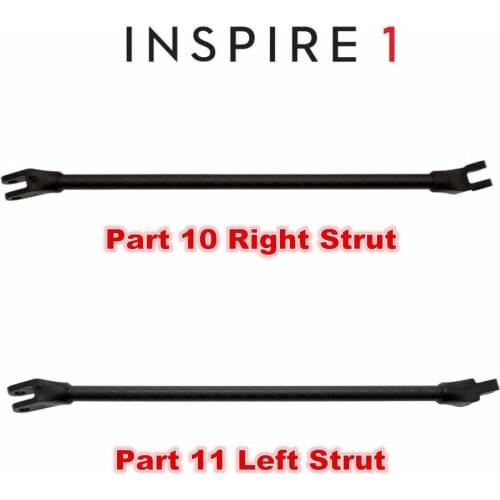 Genuine DJI Inspire 1 Part 10 11 - Left Right Auxiliary Arm Component with Screws for DJI Repair