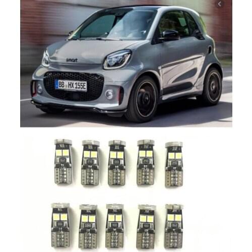 Canbus w5w Led interior lights For smart fortwo ROADSTER CABRIO CITY-COUPE CROSSBLADE FORFOUR